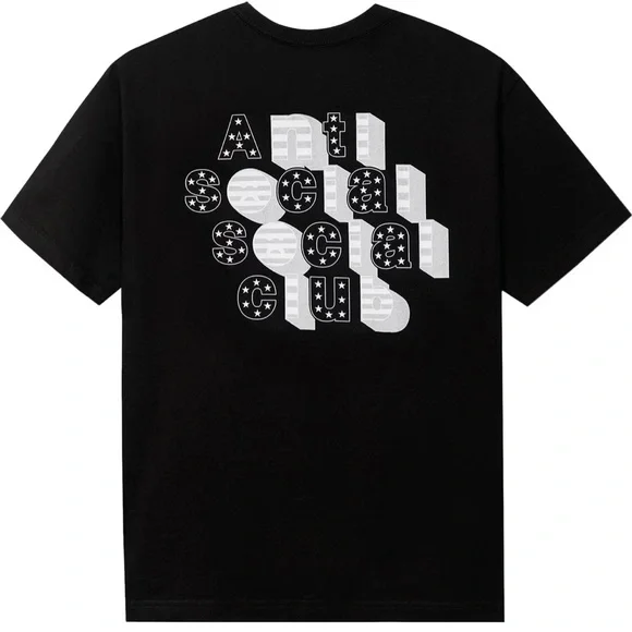 Anti Social Social Club Tee L Sign Me Up - Picture 2 of 4